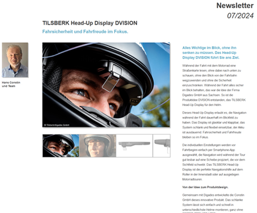 Beitragsbild Head-Up Display Dvision